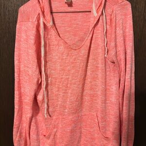 Women's Pink Hoodie Top